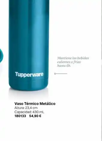 Tupperware Vaso Térmico Metálico oferta