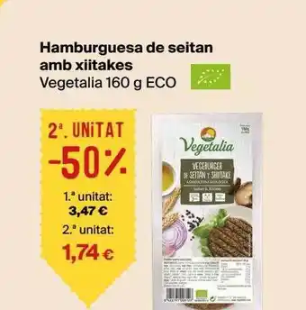 Veritas Hamburguesas De Seitan Amb Xiltakes oferta