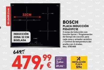 Worten Bosch Placa Inducción Pid651fc1e oferta