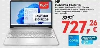 Worten Hp Portátil 15s-fq4077ns oferta