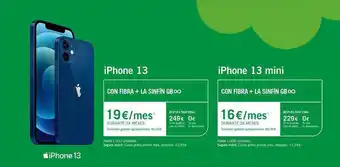 Yoigo Iphone 13 Iphone 13 Mini oferta