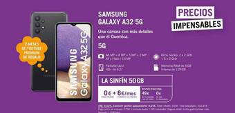 Yoigo Samsung Galaxy A32 5g oferta