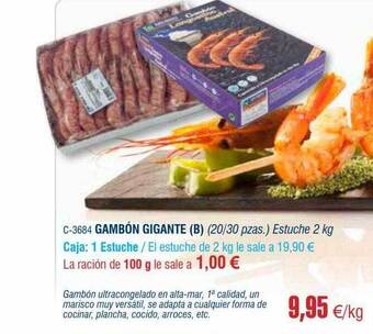 Abordo Gambón Gigante (b) oferta