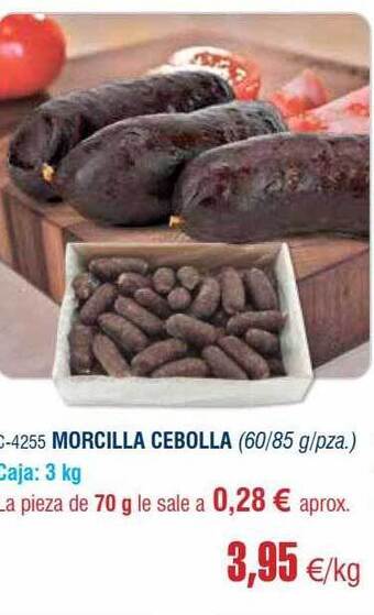 Abordo Morcilla Cebolla oferta
