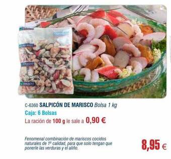 Abordo Salpicón De Marisco oferta