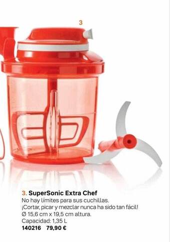 Tupperware Supersonic Extra Chef oferta