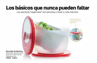 Tupperware Escurridorr De Verduras oferta