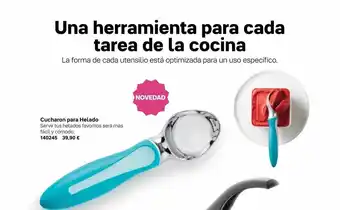 Tupperware Cucharon Para Helado oferta
