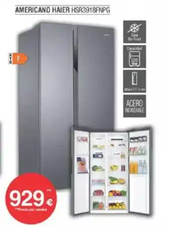 Milar Americano Haier Hsr3918fnpg oferta