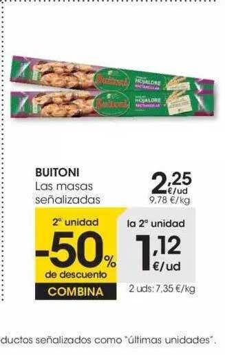 Eroski Buitoni Las Masas Señalizadas oferta