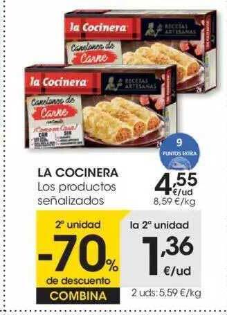Eroski La Cocinera Los Productos Señalizados oferta