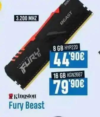 Beep Kingston Fury Beast oferta