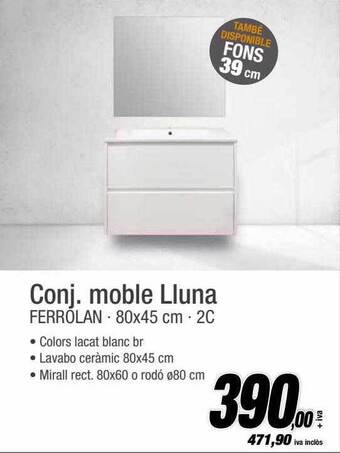 Ferrolan Conj. Moble Lluna Ferrolan oferta