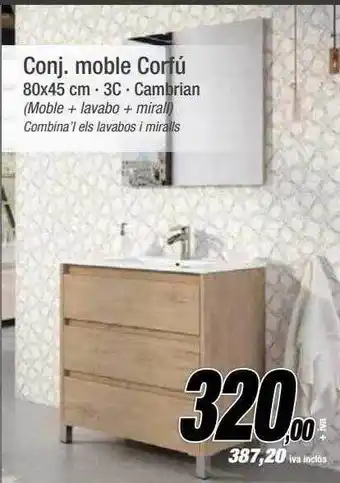 Ferrolan Conj. Moble Corfú Cambrian oferta