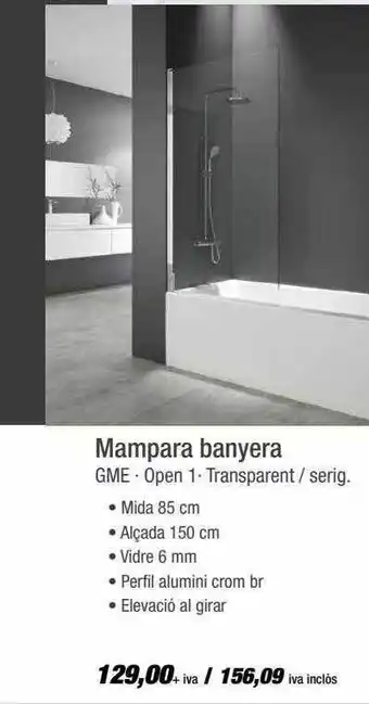 Mampara Banyera