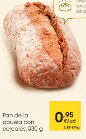 Pan de la abuela con cereales, 330g