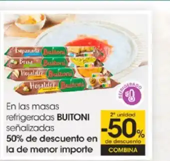 Eroski Buitoni En las masas refrigerados señalizadas oferta