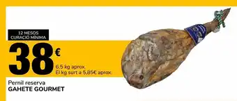 Supeco Pernil reserva, gahete gourmet oferta