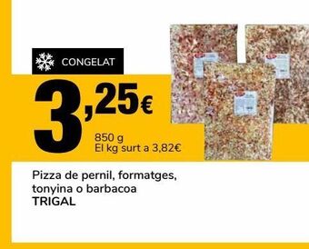 Supeco Pizza de jamón, quesos, atún o barbacoa, trigal oferta