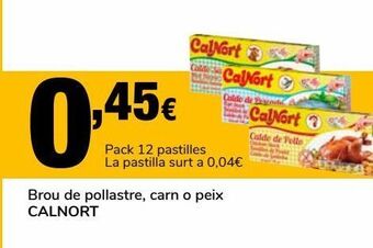 Supeco Caldo de pollo, carne o pescado, calnort oferta