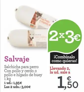 TiendAnimal Salchicha para perro salvaje oferta