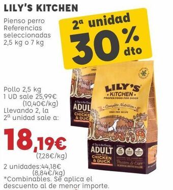 Kiwoko Lily's kitchen pienso perro referencias seleccionadas oferta