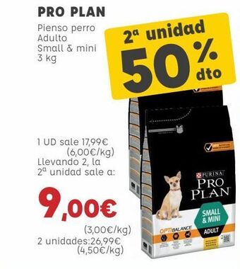 Kiwoko Pro plan pienso perro adulto small & mini oferta