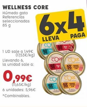 Kiwoko Wellness core húmedo gato referencias seleccionadas oferta