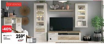 Conforama Mueble tv largo verona oferta