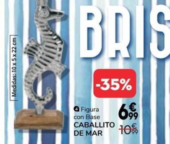 Conforama Figura con base caballito de mar oferta
