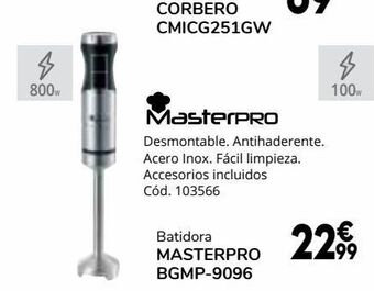 Conforama Batidora masterpro bgmp-9096 oferta
