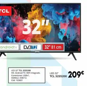 Conforama Led 32" tcl 32s5200 oferta