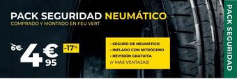 Feu Vert Pack seguridad neumático oferta