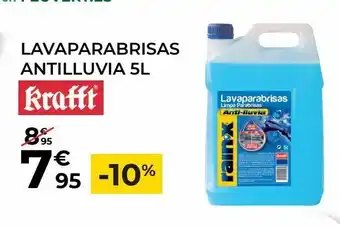 Feu Vert Lavaparabrisas antilluvia 5l krafft oferta