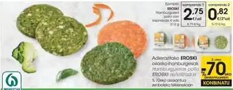 Eroski Hamburguesas pollo eroski señalizadas oferta