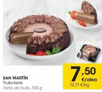 Eroski San martin tarta de trufa, 700 g oferta