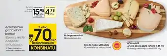 Eroski Quesos recién cortados señalizados oferta