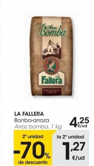 Eroski La fallera arroz bomba oferta