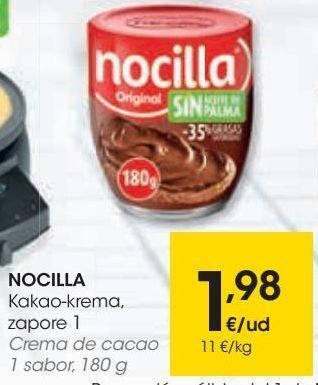 Eroski Nocilla crema de cacao 1 sabor oferta