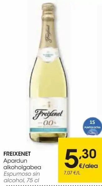 Eroski Freixenet espumoso sin alcohol oferta