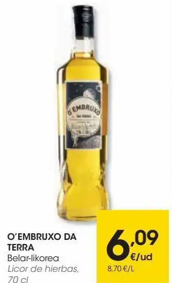 Eroski O'embruxo da terra licor de hierbas oferta