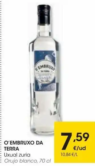 Eroski O'embruxo da terra orujo blanco oferta