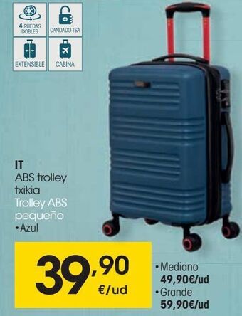 Eroski It trolley abs pequeño oferta