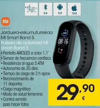 Eroski Xiaomi pulsera de actividad mi smart band 5 oferta
