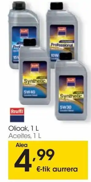 Eroski Krafft aceites oferta