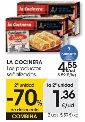 Eroski La cocinera los productos señalizados oferta