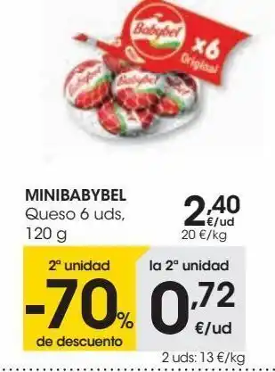 Eroski Minibabybel queso 6 uds, 120 g oferta