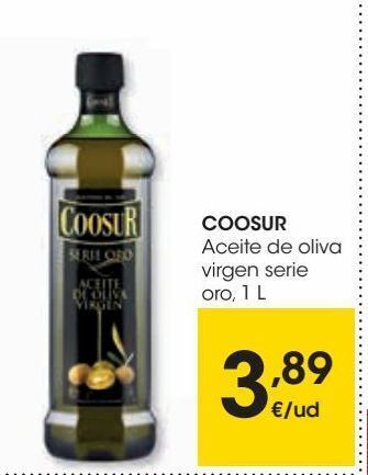 Eroski Coosur aceite de oliva virgen serie oro, 1 l oferta