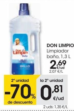Eroski Don limpio limpiador baño 1,3 l oferta