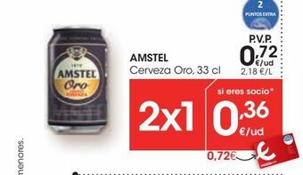 Eroski Amstel cerveza oro oferta